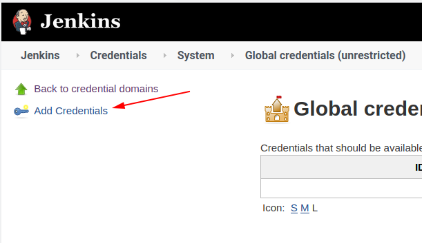 Add Credentials 